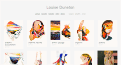 Desktop Screenshot of louiseduneton.com